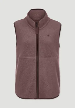 hessnatur Fleece Weste Regular ACTIVE LIGHT aus reiner Bio-Baumwolle von|Damen Jacken & Mäntel|Fleece