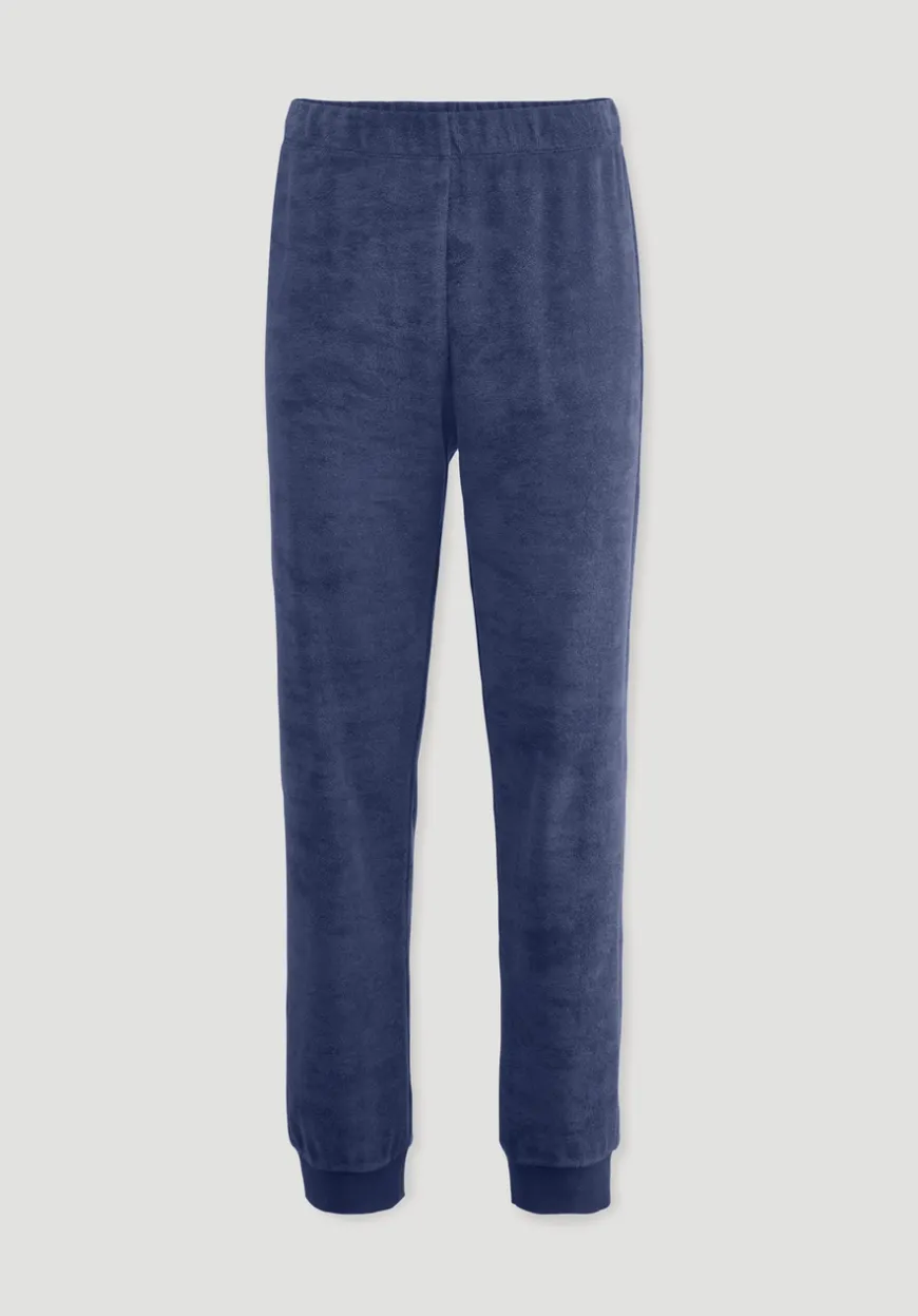 hessnatur Frottee Loungehose PURE COTTON aus reiner Bio-Baumwolle von|Damen Nachtwäsche|Nachtwäsche