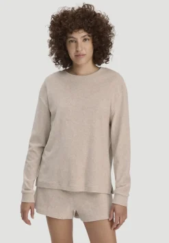 hessnatur Frottee Loungeshirt Oversize PURE COTTON aus reiner Bio-Baumwolle von|Damen Nachtwäsche|Nachtwäsche