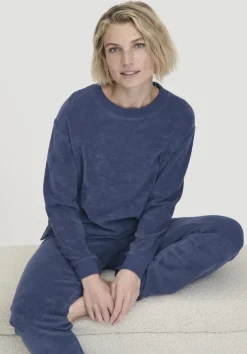 hessnatur Frottee Loungeshirt Oversize PURE COTTON aus reiner Bio-Baumwolle von|Damen Nachtwäsche|Nachtwäsche