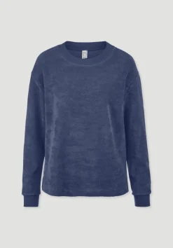 hessnatur Frottee Loungeshirt Oversize PURE COTTON aus reiner Bio-Baumwolle von|Damen Nachtwäsche|Nachtwäsche
