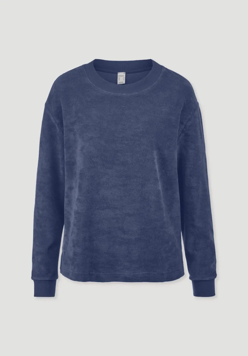 hessnatur Frottee Loungeshirt Oversize PURE COTTON aus reiner Bio-Baumwolle von|Damen Nachtwäsche|Nachtwäsche