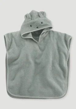 hessnatur Frottee Poncho aus reiner Bio-Baumwolle von| Handtücher & Bademäntel|Für Kids