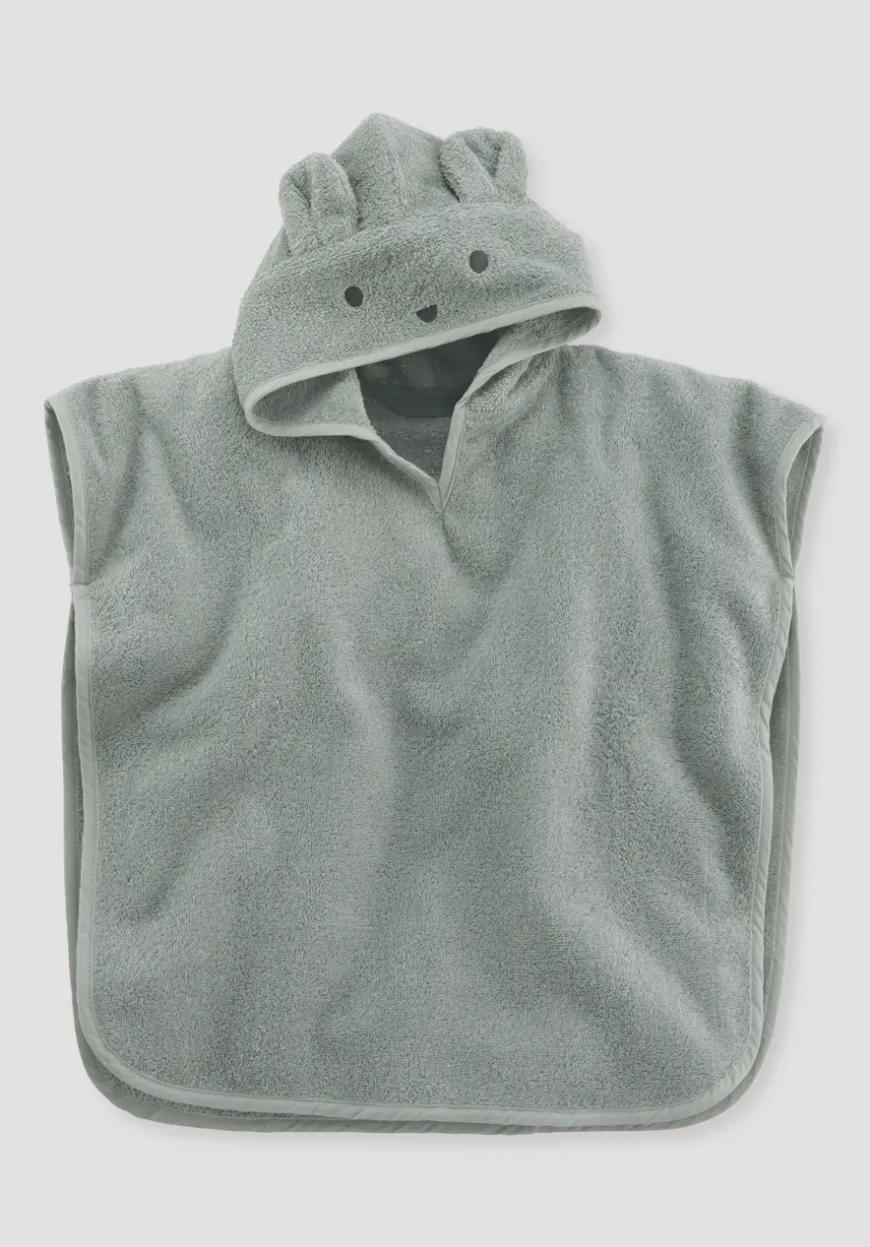 hessnatur Frottee Poncho aus reiner Bio-Baumwolle von| Handtücher & Bademäntel|Für Kids