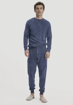 hessnatur Frottee Schlafhose PURE COTTON aus reiner Bio-Baumwolle von|Herren Nachtwäsche|Nachtwäsche