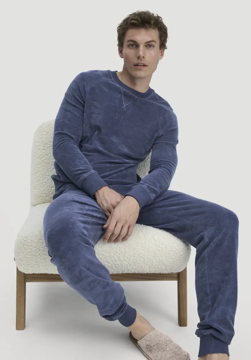 hessnatur Frottee Schlafhose PURE COTTON aus reiner Bio-Baumwolle von|Herren Nachtwäsche|Nachtwäsche