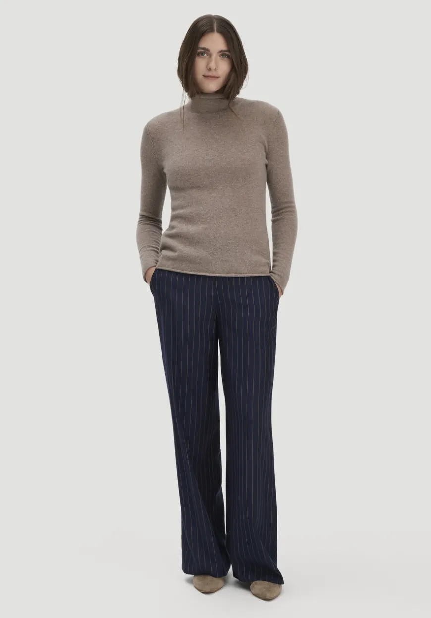 hessnatur FTC × Rollkragen Pullover Regular aus reinem Cashmere von|Damen Pullover