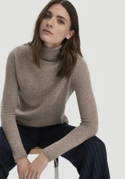 hessnatur FTC × Rollkragen Pullover Regular aus reinem Cashmere von|Damen Pullover