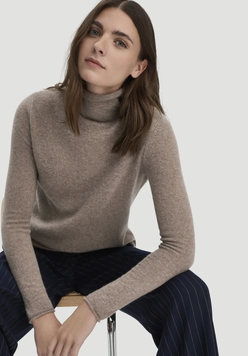 hessnatur FTC × Rollkragen Pullover Regular aus reinem Cashmere von|Damen Pullover