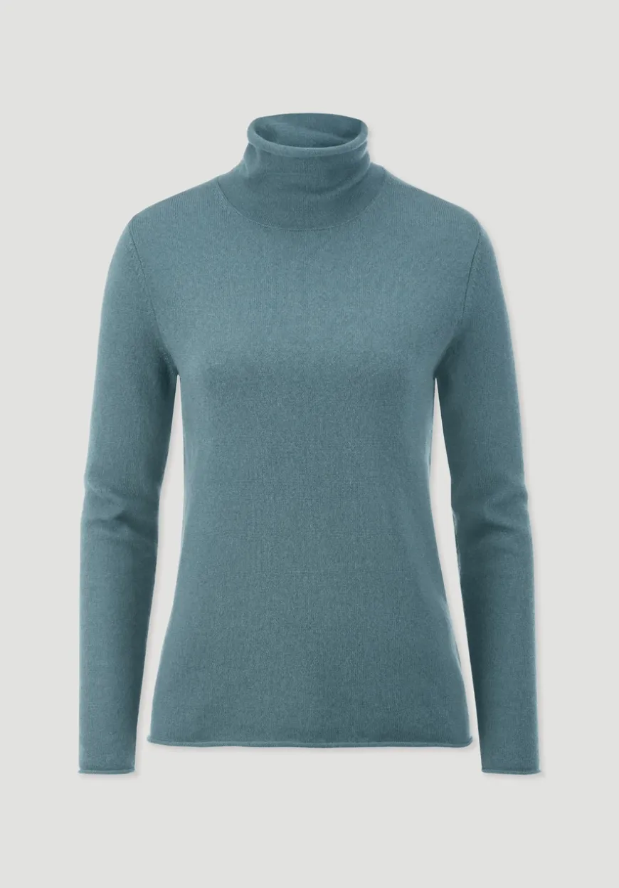 hessnatur FTC × Rollkragen Pullover Regular aus reinem Cashmere von|Damen Pullover
