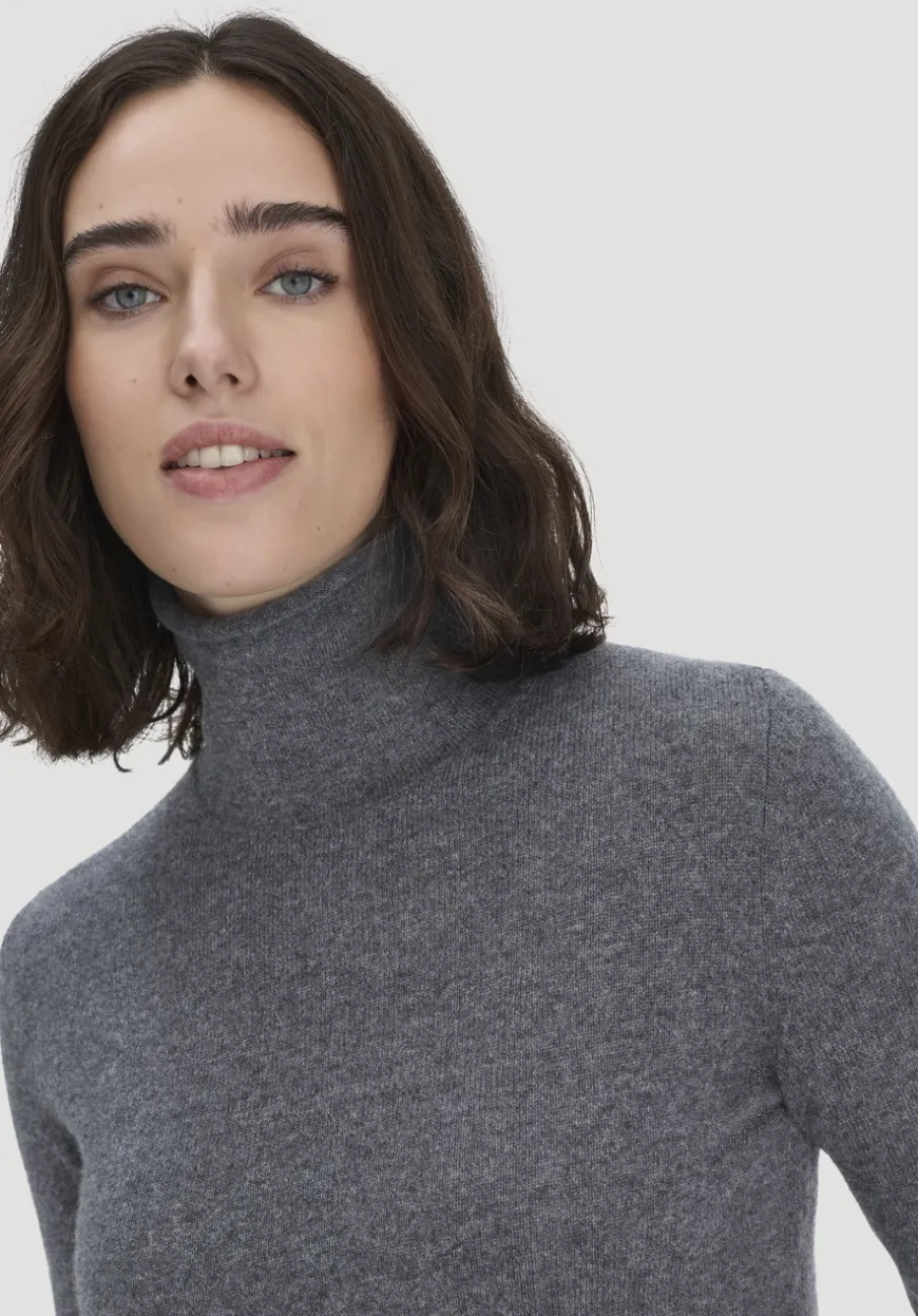 hessnatur FTC × Rollkragen Pullover Regular aus reinem Cashmere von|Damen Pullover
