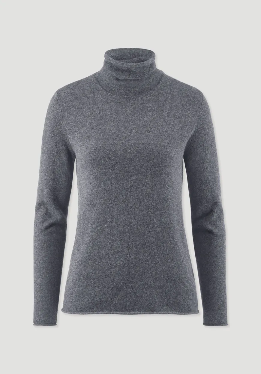 hessnatur FTC × Rollkragen Pullover Regular aus reinem Cashmere von|Damen Pullover