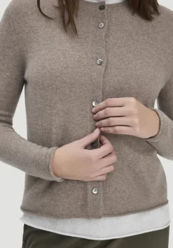 hessnatur FTC × Strick Jacke Regular aus reinem Cashmere von|Damen Strickjacken