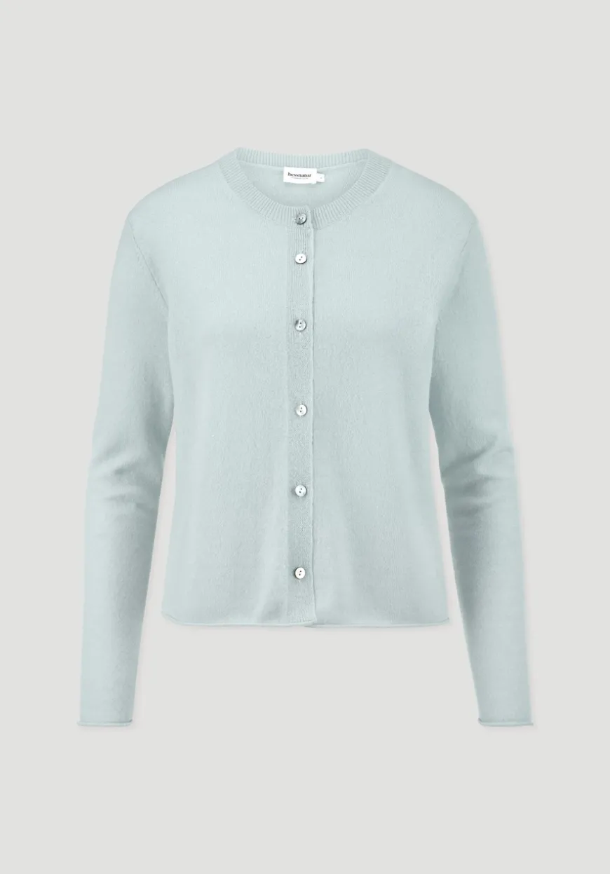 hessnatur FTC × Strick Jacke Regular aus reinem Cashmere von|Damen Strickjacken