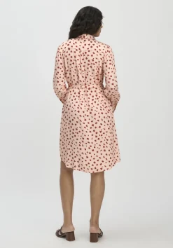 hessnatur Gewebe Hemdblusenkleid Knielang aus reiner LENZING™ ECOVERO™ Viskose von|Damen Kleider & Röcke