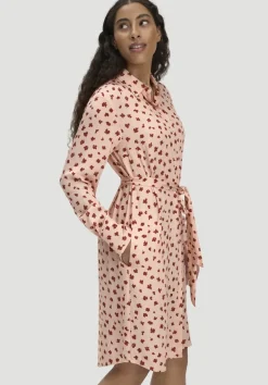 hessnatur Gewebe Hemdblusenkleid Knielang aus reiner LENZING™ ECOVERO™ Viskose von|Damen Kleider & Röcke