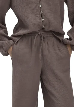 hessnatur Gewebe Hose Wide Leg aus reiner Bio-Baumwolle von|Damen Hosen & Shorts
