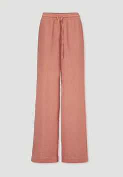 hessnatur Gewebe Hose Wide Leg aus reiner Bio-Baumwolle von|Damen Hosen & Shorts