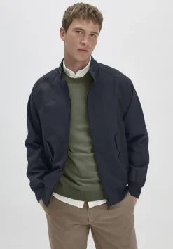 hessnatur Harrington Jacke Regular NATURE SHELL aus reiner Bio-Baumwolle von|Herren Jacken & Mäntel