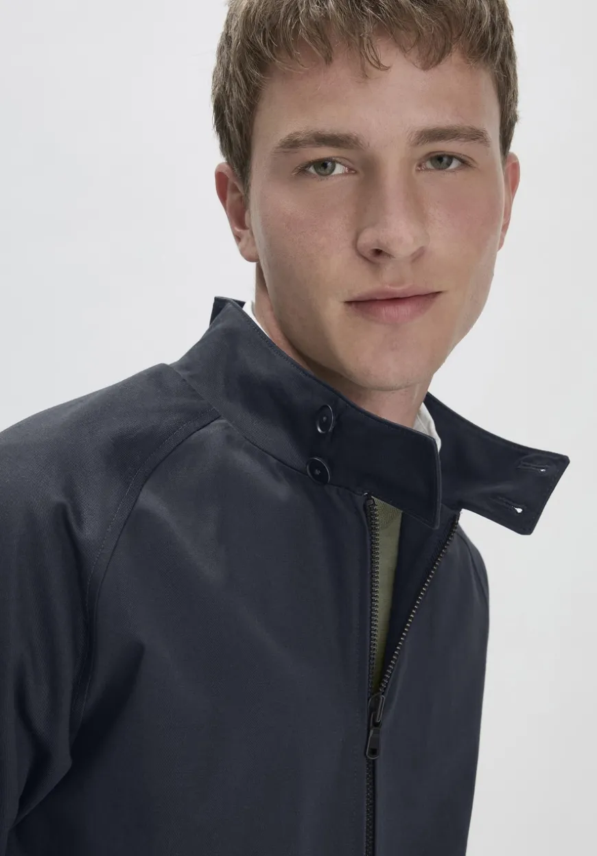hessnatur Harrington Jacke Regular NATURE SHELL aus reiner Bio-Baumwolle von|Herren Jacken & Mäntel