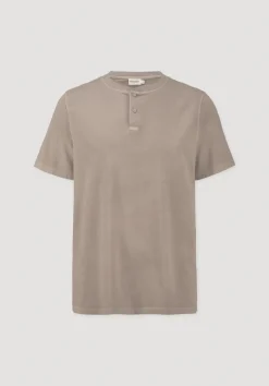 hessnatur Heavy Jersey Henley Shirt Relaxed aus reiner Bio-Baumwolle von|Herren T-Shirts