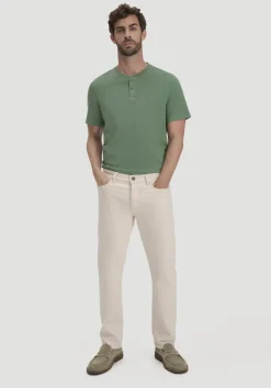 hessnatur Heavy Jersey Henley Shirt Relaxed aus reiner Bio-Baumwolle von|Herren T-Shirts|T-Shirts