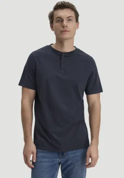 hessnatur Heavy Jersey Henley Shirt Relaxed aus reiner Bio-Baumwolle von|Herren T-Shirts|T-Shirts