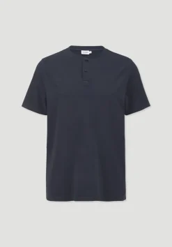 hessnatur Heavy Jersey Henley Shirt Relaxed aus reiner Bio-Baumwolle von|Herren T-Shirts|T-Shirts