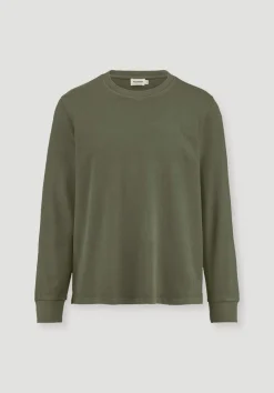 hessnatur Heavy Jersey Longsleeve Relaxed aus reiner Bio-Baumwolle von|Herren T-Shirts|T-Shirts