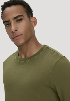 hessnatur Heavy Jersey Longsleeve Relaxed aus reiner Bio-Baumwolle von|Herren T-Shirts|T-Shirts