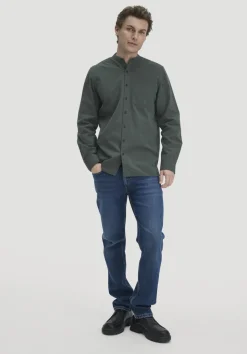hessnatur Hemd Regular aus Bio-Baumwolle mit Hanf und Yak von|Herren Hemden
