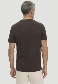 hessnatur Henley T-Shirt Regular aus Leinen und Bio-Baumwolle von|Herren T-Shirts