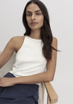 hessnatur High-Neck Ribtop SOFT RIB aus Bio-Baumwolle von|Damen Nachtwäsche|Nachtwäsche