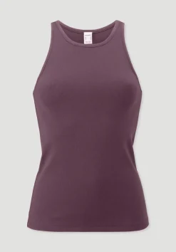 hessnatur High-Neck Ribtop SOFT RIB aus Bio-Baumwolle von|Damen Nachtwäsche|Nachtwäsche