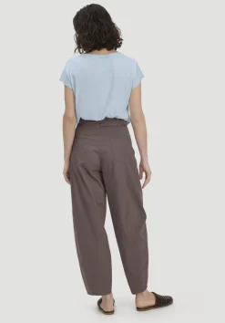 hessnatur Hose Barrel Leg aus Bio-Baumwolle von|Damen Hosen & Shorts