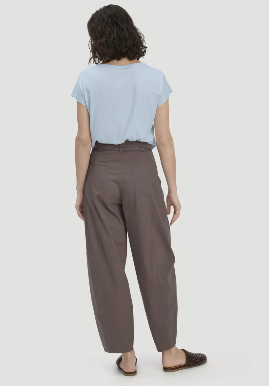 hessnatur Hose Barrel Leg aus Bio-Baumwolle von|Damen Hosen & Shorts