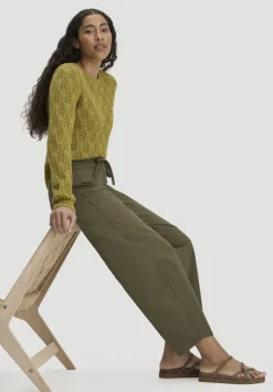 hessnatur Hose Barrel Leg aus Bio-Baumwolle von|Damen Hosen & Shorts