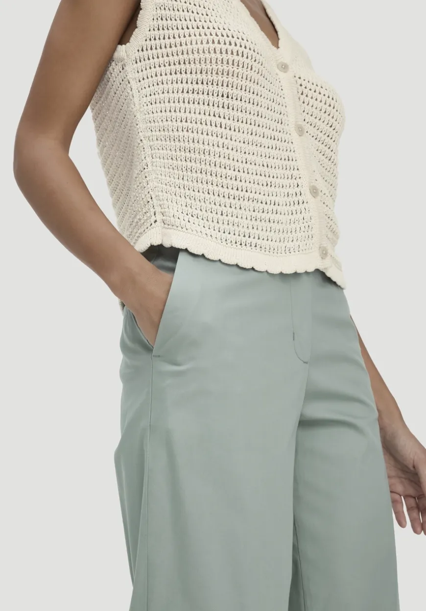 hessnatur Hose Culotte Regular aus Bio-Baumwolle von|Damen Hosen & Shorts|Hosen
