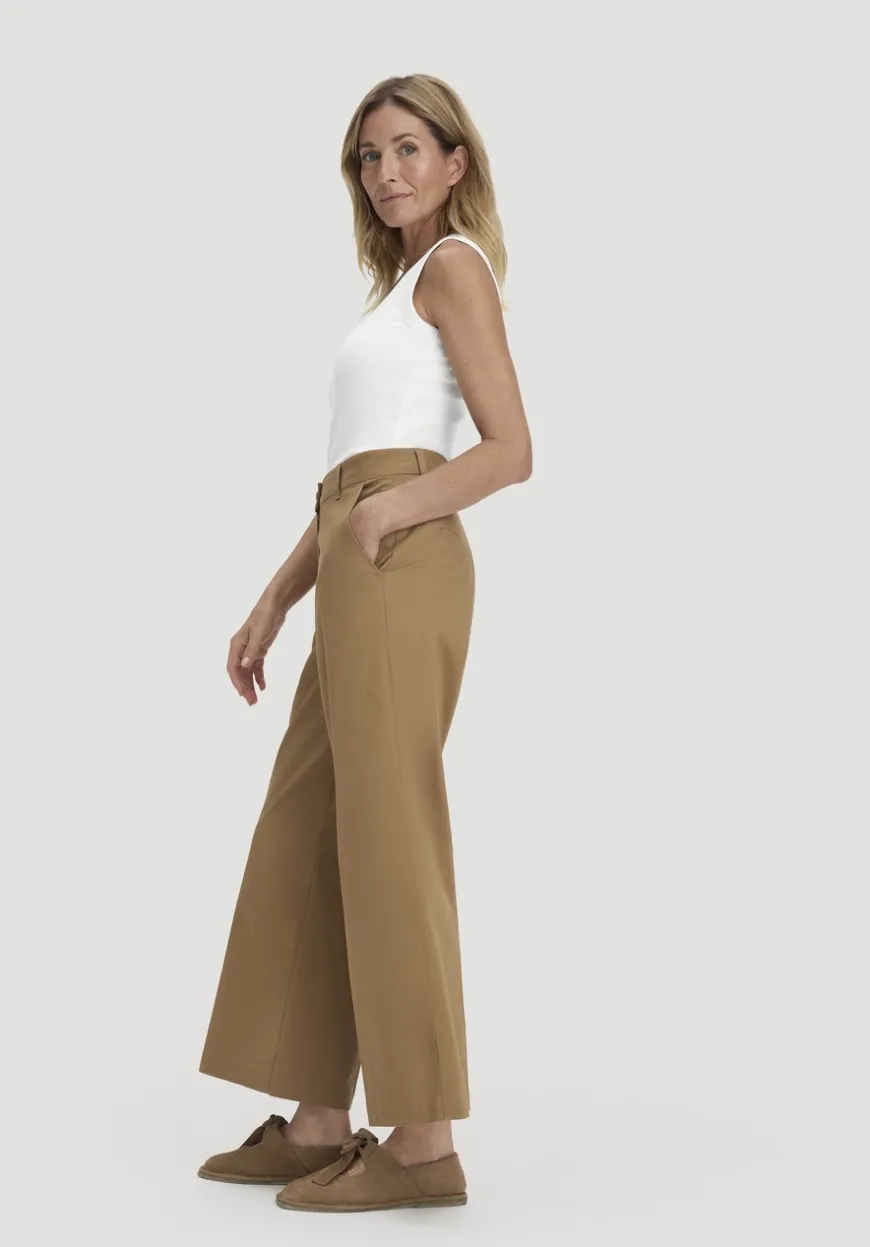 hessnatur Hose Culotte Regular aus Bio-Baumwolle von|Damen Hosen & Shorts|Hosen