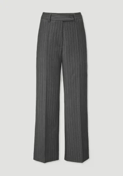 hessnatur Hose Nadelstreifen Relaxed aus reiner Bio-Schurwolle von|Damen Hosen & Shorts