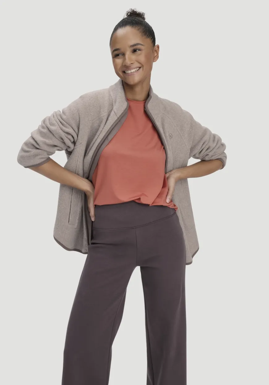 hessnatur Hose Wide Leg ACTIVE COMFORT aus Bio-Baumwolle von|Damen Hosen & Shorts|Yoga & Activewear