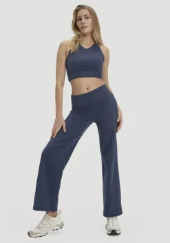 hessnatur Hose Wide Leg ACTIVE COMFORT aus Bio-Baumwolle von|Damen Hosen & Shorts|Yoga & Activewear