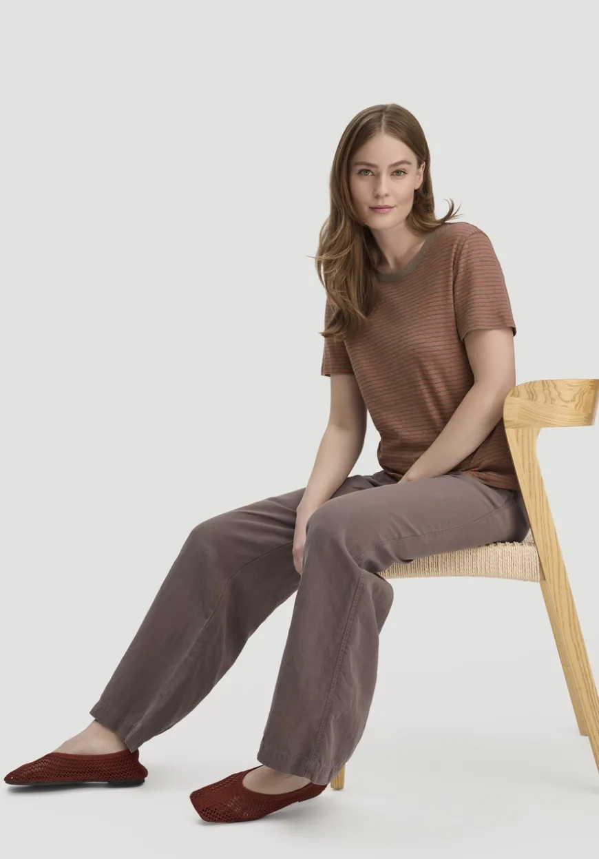 hessnatur Hose Wide Leg aus TENCEL™ Lyocell mit Leinen von|Damen Hosen & Shorts|Hosen