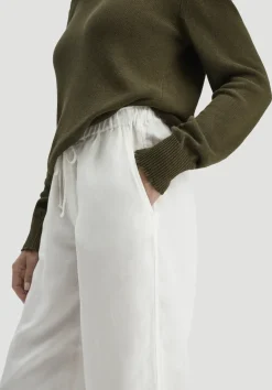 hessnatur Hose Wide Leg aus TENCEL™ Lyocell mit Leinen von|Damen Hosen & Shorts|Hosen