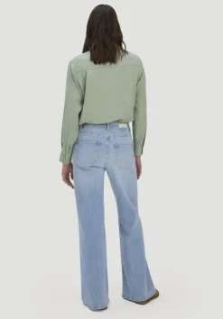 hessnatur Jeans ALVA Wide Leg aus Bio-Denim von|Damen Jeans