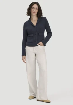 hessnatur Jeans ALVA Wide Leg UNDYED aus Bio-Baumwolle mit TENCEL™ Lyocell von|Damen Jeans
