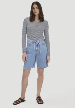 hessnatur Jeans Bermuda aus Bio-Baumwolle mit TENCEL™ Lyocell von|Damen Jeans