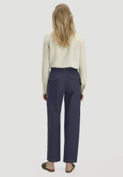 hessnatur Jeans Cargo Barrel Leg aus reinem Bio-Denim von|Damen Jeans