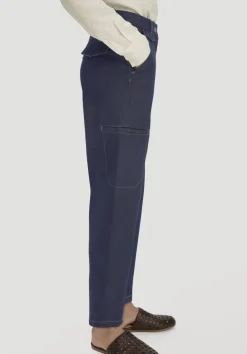 hessnatur Jeans Cargo Barrel Leg aus reinem Bio-Denim von|Damen Jeans