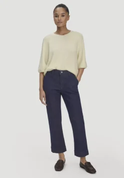 hessnatur Jeans ELENY Culotte Straight Leg BETTER RECYCLED aus Bio-Denim von|Damen Jeans